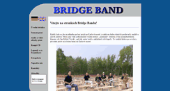 Desktop Screenshot of bridgeband.cz